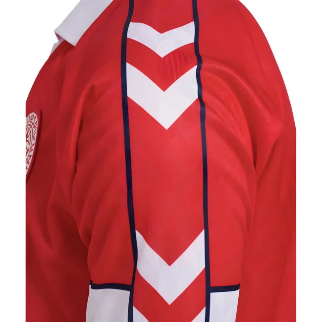 1988 Denmark Home Retro Shirt (Laudrup 11)-SoccerKits Hub | Buy Soccer Jerseys Online